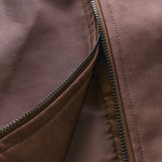 Suede Zip-Up Jacket for Men