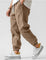 Linen Relaxed Fit Jogger Trousers for Men