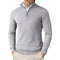 Slim Fit Quarter Zip Jumper for Men