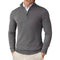 Slim Fit Quarter Zip Jumper for Men