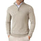 Slim Fit Quarter Zip Jumper for Men
