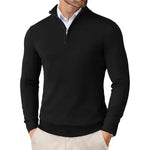 Slim Fit Quarter Zip Jumper for Men