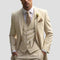 Slim Fit Three-Piece Suit for Men