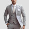 Slim Fit Three-Piece Suit Set for Men