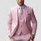 Slim Fit Three-Piece Suit for Men