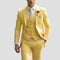 Slim Fit Three-Piece Suit Set for Men