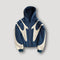 Patchwork Zip-Up Hoodie for Men