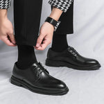 Lace-Up Derby Shoes for Men