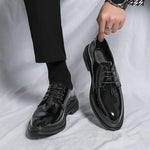 Lace-Up Derby Shoes for Men