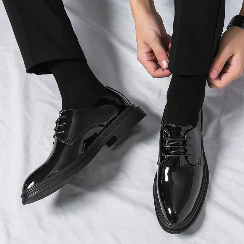 Lace-Up Derby Shoes for Men