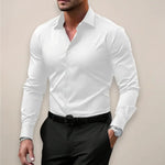 Button-Down Long Sleeve Oxford Shirt for Men