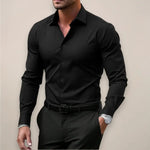 Button-Down Long Sleeve Oxford Shirt for Men