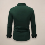Long Sleeve Notched Collar Shirt for Men