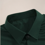 Long Sleeve Notched Collar Shirt for Men