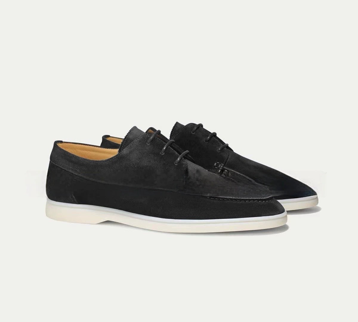 Lace-Up Suede Desert Boots for Men