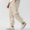 Cotton Linen Joggers with Drawstring for Men