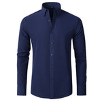 Slim Fit Long Sleeve Shirt for Men