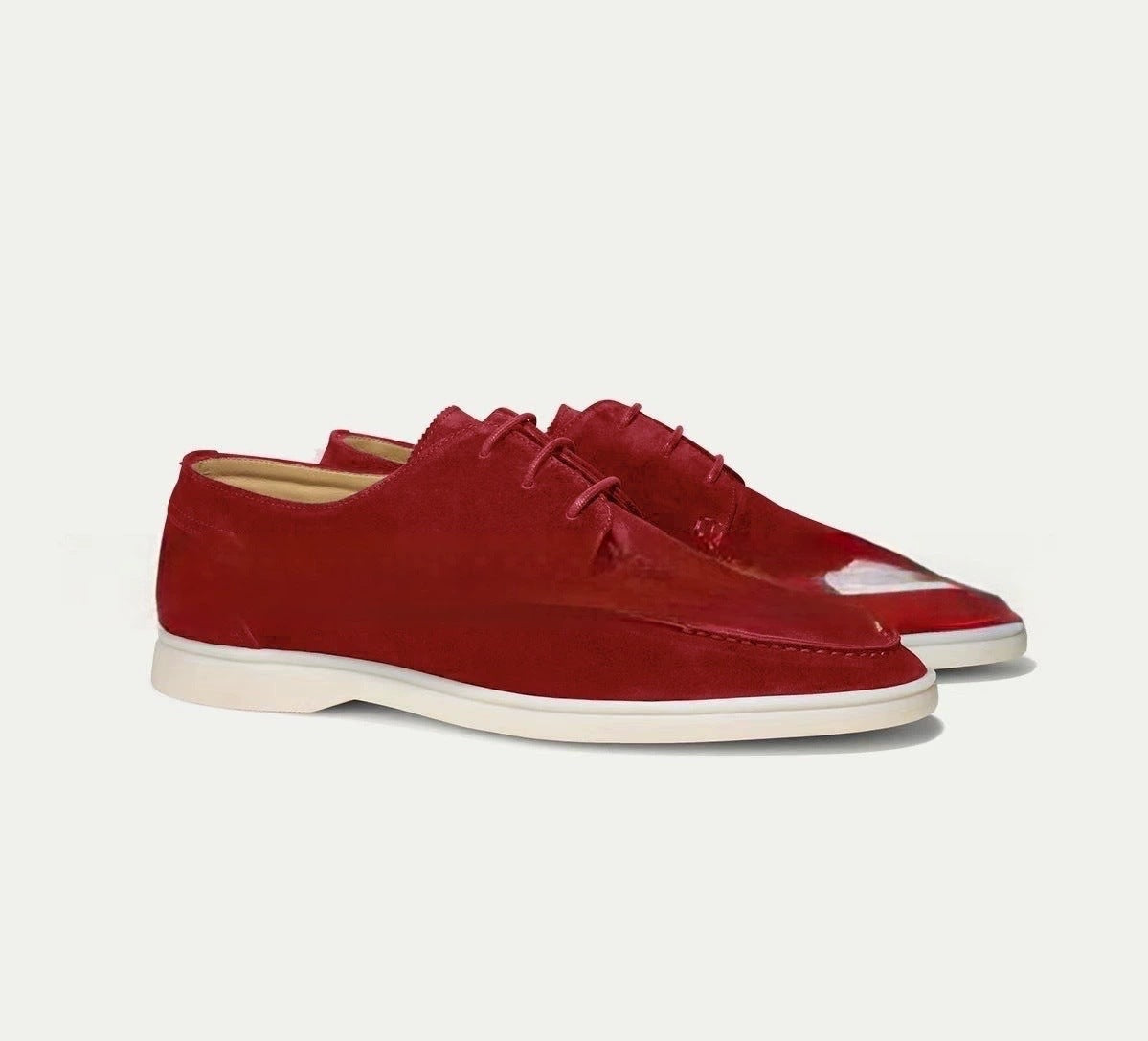 Lace-Up Suede Desert Boots for Men