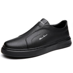 Leather Slip-On Trainers for Women