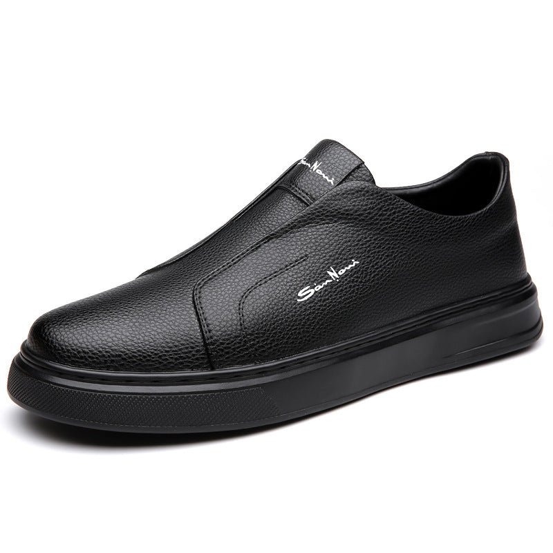 Leather Slip-On Trainers for Women