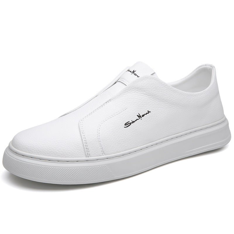 Leather Slip-On Trainers for Women