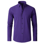 Slim Fit Long Sleeve Shirt for Men