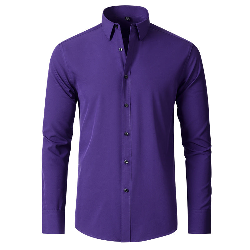 Slim Fit Long Sleeve Shirt for Men