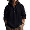 Linen Blend Hoodie Shirt for Men