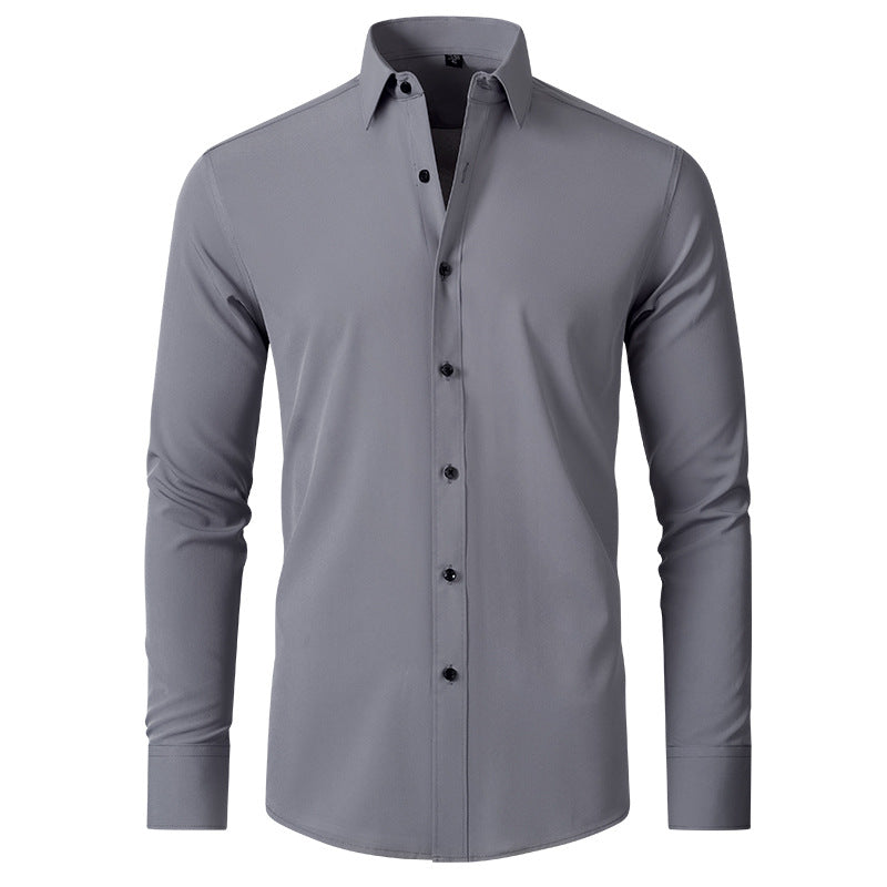 Slim Fit Long Sleeve Shirt for Men