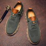 Knit Lace-Up Sneakers for Men