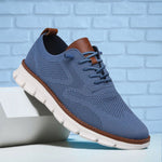Lace-Up Knit Trainers for Men