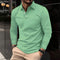 Long Sleeve Collared Polo Shirt for Men