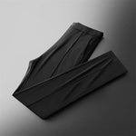 Short Sleeve Polo Shirt and Straight Leg Trousers Set for Men