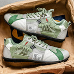 Lace-Up Colour-Block Trainers for Men