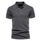Cotton Half-Button Polo Shirt for Men