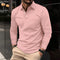 Long Sleeve Collared Polo Shirt for Men