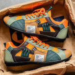 Lace-Up Colour-Block Trainers for Men