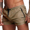 Swim Shorts with Zip Pockets for Men