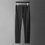Short Sleeve Polo Shirt and Straight Leg Trousers Set for Men