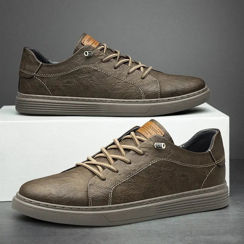 Lace-Up Platform Sneakers for Men