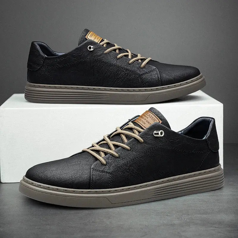 Lace-Up Platform Sneakers for Men