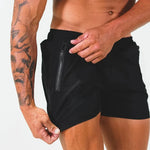 Swim Shorts with Zip Pockets for Men