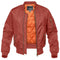 Quilted Bomber Jacket with Stand Collar for Men