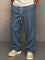 Straight Leg Drawstring Trousers for Men