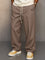 Straight Leg Drawstring Trousers for Men