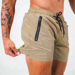 Swim Shorts with Zip Pockets for Men