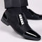 Patent Cap Toe Lace-Up Oxford for Men