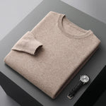 Crew Neck Cashmere Jumper for Men