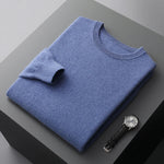 Crew Neck Cashmere Jumper for Men
