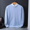 Crew Neck Ribbed Knit Sweater for Men